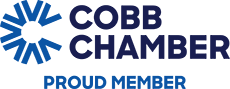 Logo Recognizing Optimum Podiatry's affiliation with Cobb Chamber
